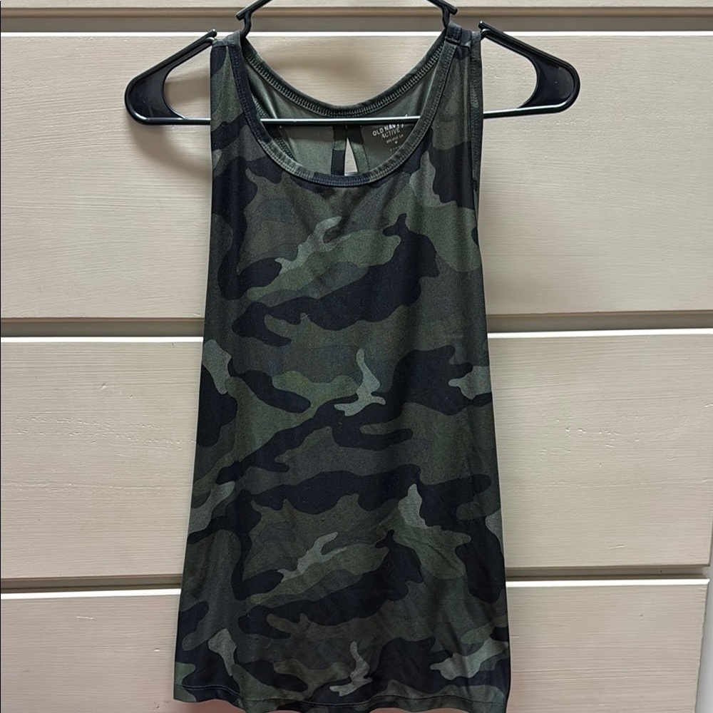 Camo Print Tank Top